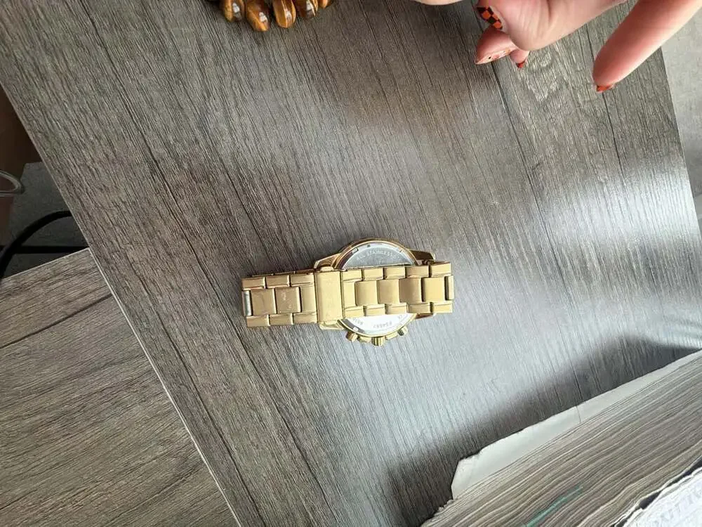 Fossil Men's Dean Chronograph Gold-Tone Stainless Steel Watch FS4867